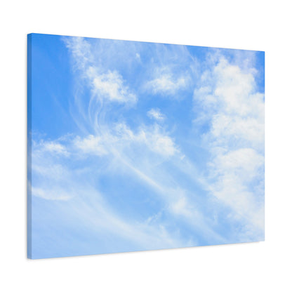 Whispers of Cerulean - Unique Frameless Canvas Wall Art - Art By Earth