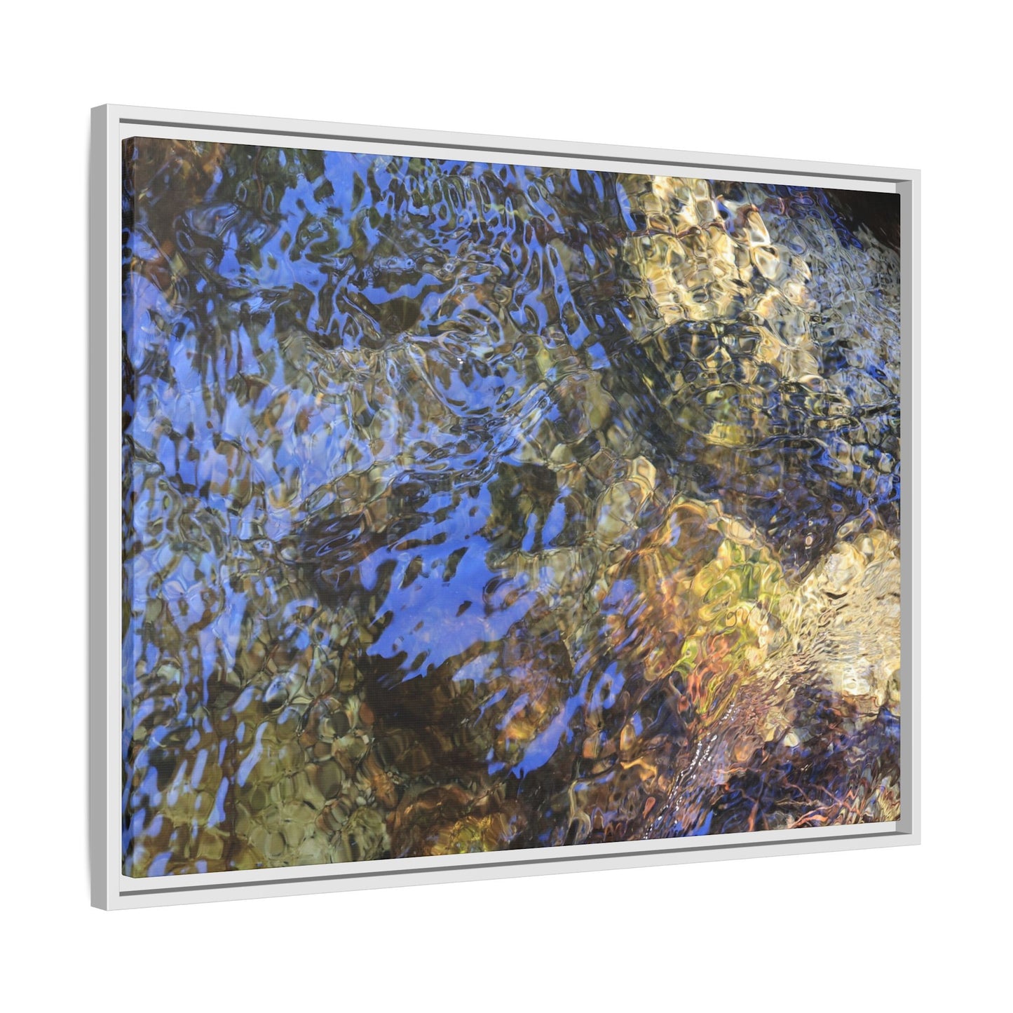 Aquatic Kaleidoscope - Unique Stretched Canvas Wall Art - Art By Earth