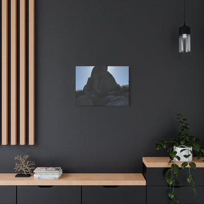Rocks of Solitude - Unique Frameless Canvas Wall Art - Art By Earth
