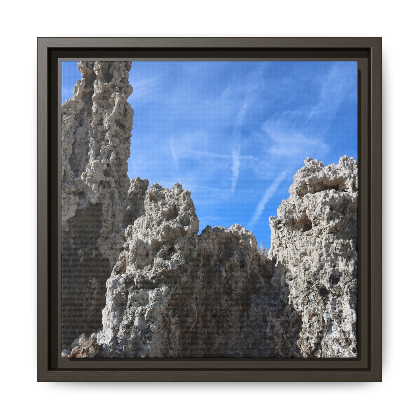 Weathered Sentinels - Unique Stretched Canvas Wall Art