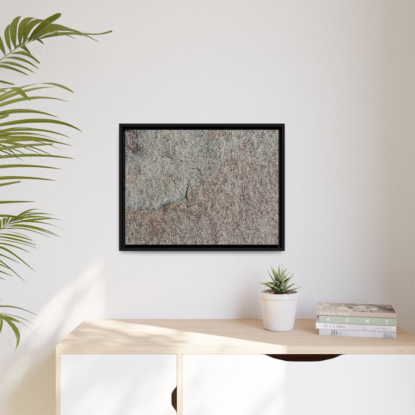 Fissured Stone - Unique Stretched Canvas Wall Art - Art By Earth