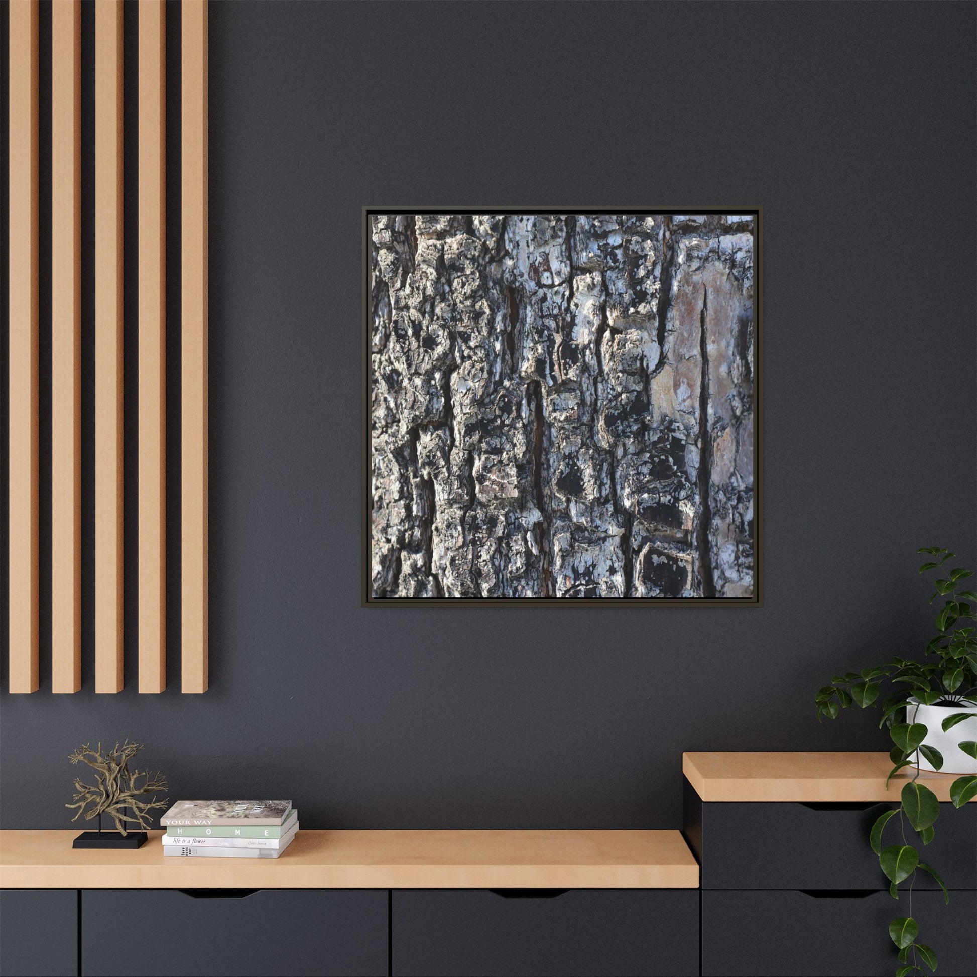The Bark Chronicles - Unique Stretched Canvas Wall Art - Art By Earth