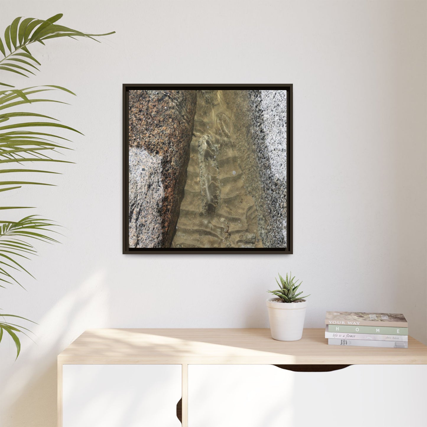 Between Concrete Walls - Unique Stretched Canvas Wall Art - Art By Earth