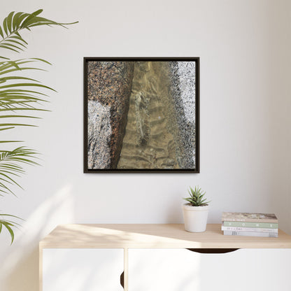 Between Concrete Walls - Unique Stretched Canvas Wall Art - Art By Earth