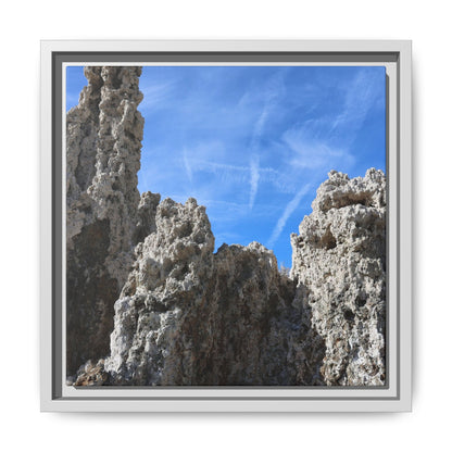 Weathered Sentinels - Unique Stretched Canvas Wall Art