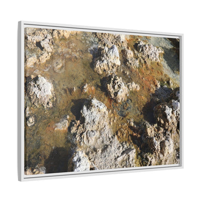 Stone Sea of Silence - Unique Stretched Canvas Wall Art