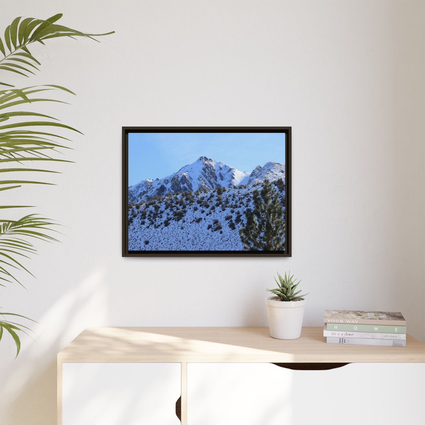 Snow's Embrace - Unique Stretched Canvas Wall Art