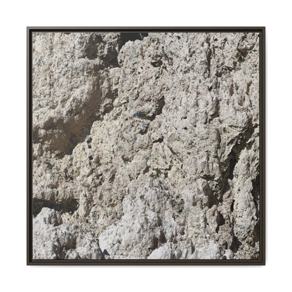 Weathered Stone Whispers - Unique Stretched Canvas Wall Art