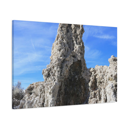 Towering Limestone Sentinels - Unique Frameless Canvas Wall Art