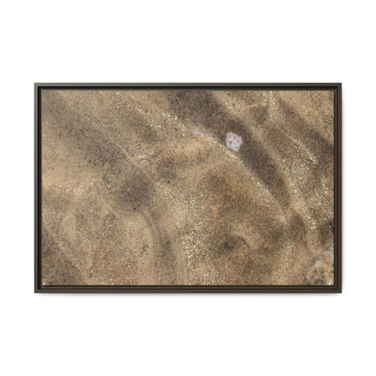 Underwater Sand Exploration - Unique Stretched Canvas Wall Art - Art By Earth