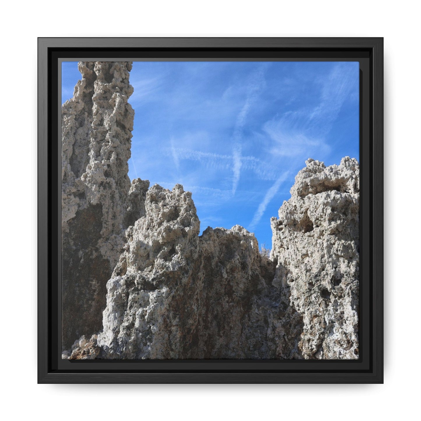 Weathered Sentinels - Unique Stretched Canvas Wall Art