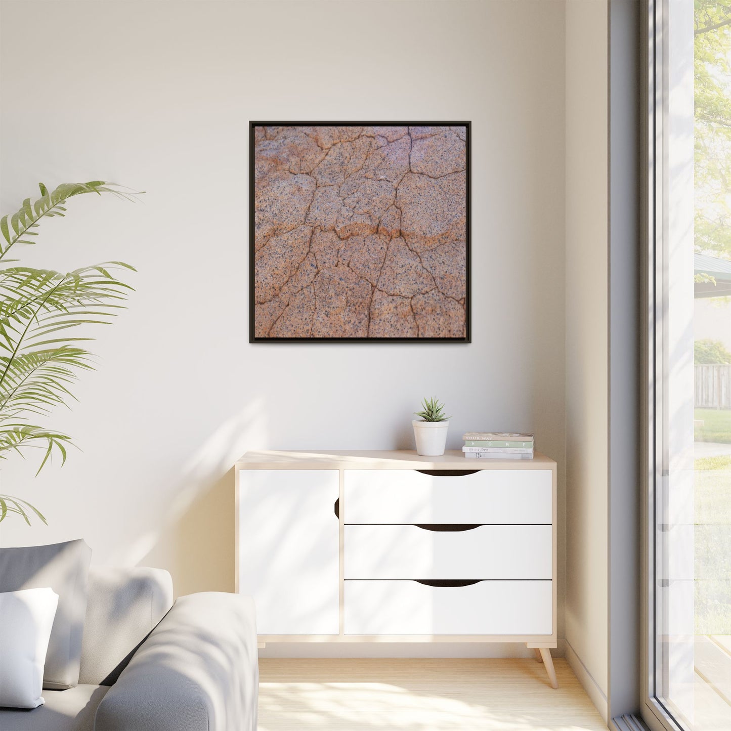 Fragmented Earth - Unique Stretched Canvas Wall Art - Art By Earth