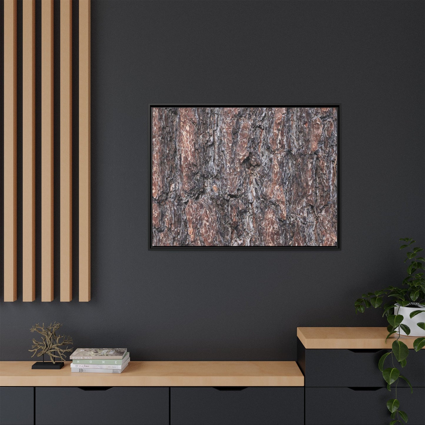 Echoes of Wood - Unique Stretched Canvas Wall Art