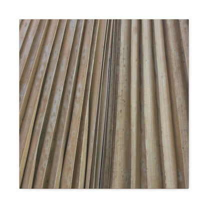 Linear Rhythm - Unique Frameless Canvas Wall Art - Art By Earth