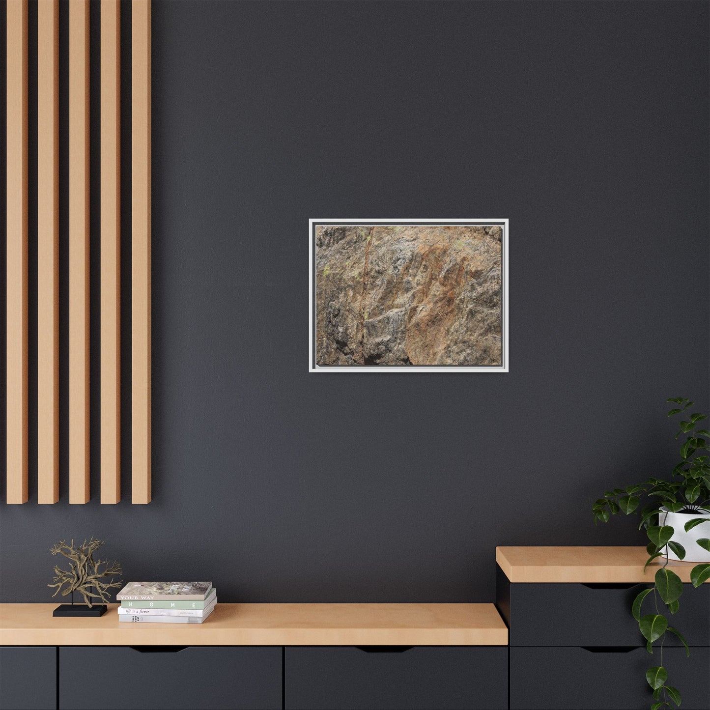 Weathered Rock Formation - Unique Stretched Canvas Wall Art - Art By Earth