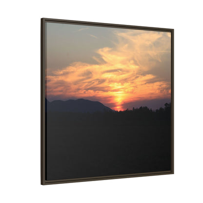 Gilded Horizon - Unique Stretched Canvas Wall Art - Art By Earth