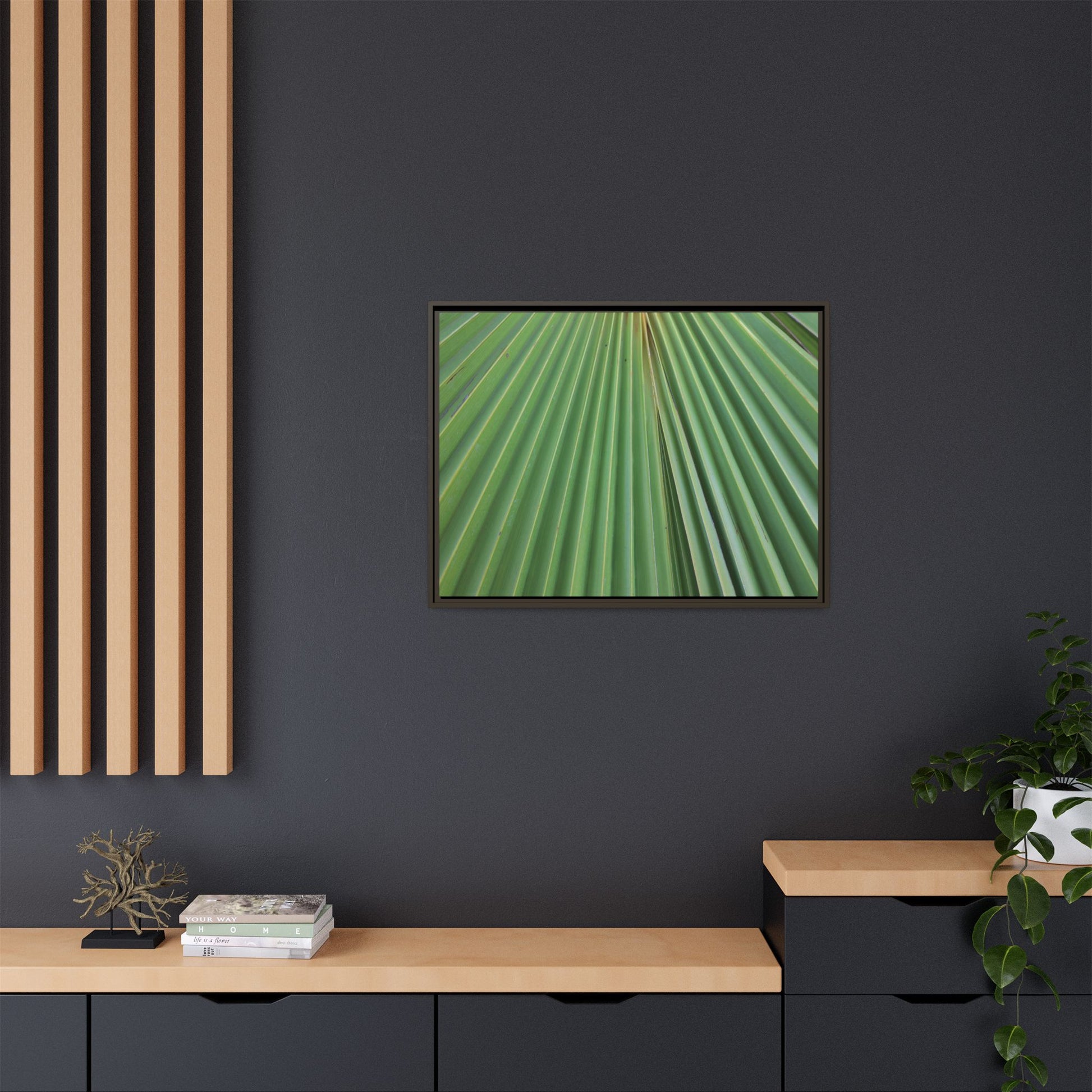 Verdant Veins - Unique Stretched Canvas Wall Art - Art By Earth