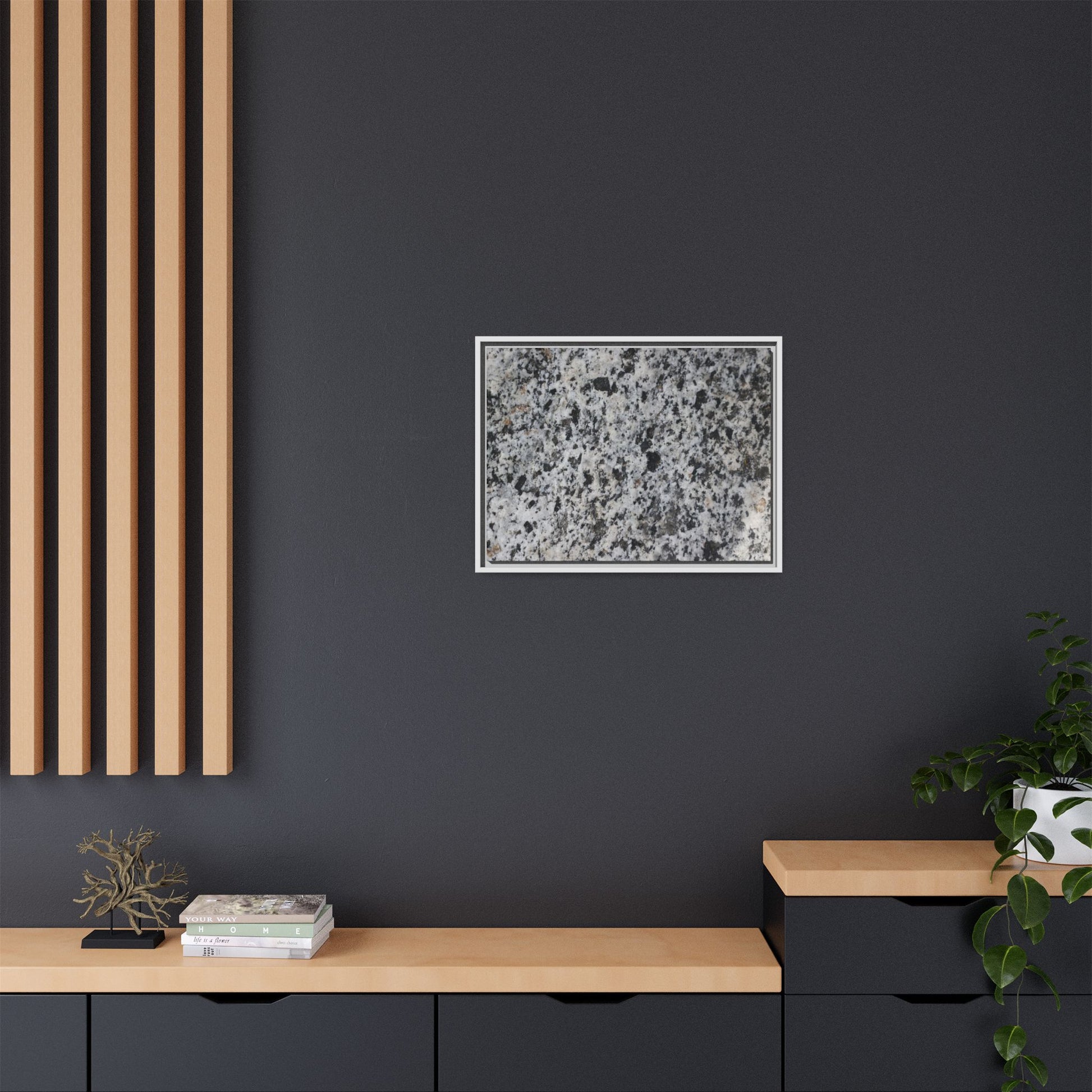 Granite Song - Unique Stretched Canvas Wall Art - Art By Earth