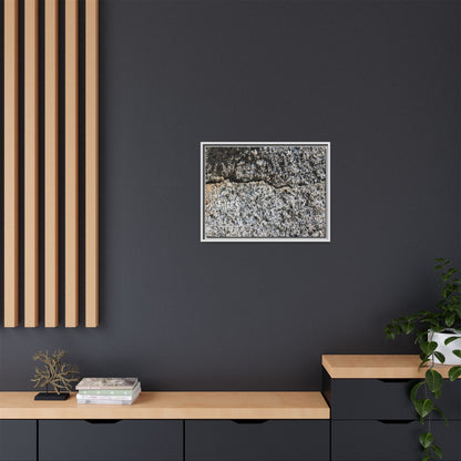 Weathered Stone Surface - Unique Stretched Canvas Wall Art