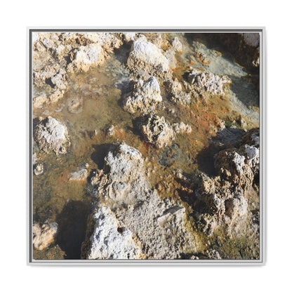 Stone Sea of Silence - Unique Stretched Canvas Wall Art