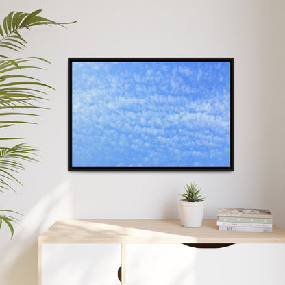 Wispy Blue Dreams - Unique Stretched Canvas Wall Art - Art By Earth