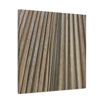 Linear Rhythm - Unique Frameless Canvas Wall Art - Art By Earth