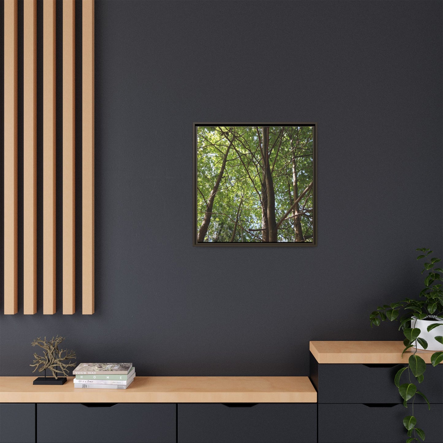Forest Branches - Unique Stretched Canvas Wall Art