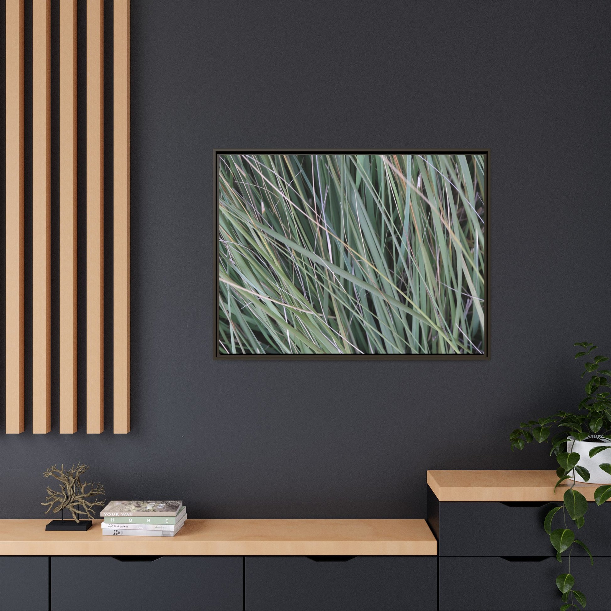 Grassland Symphony - Unique Stretched Canvas Wall Art - Art By Earth