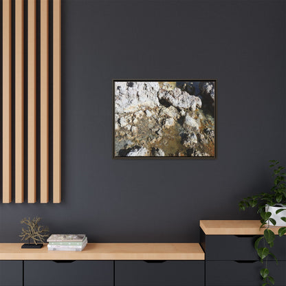 Strata of Silence - Unique Stretched Canvas Wall Art