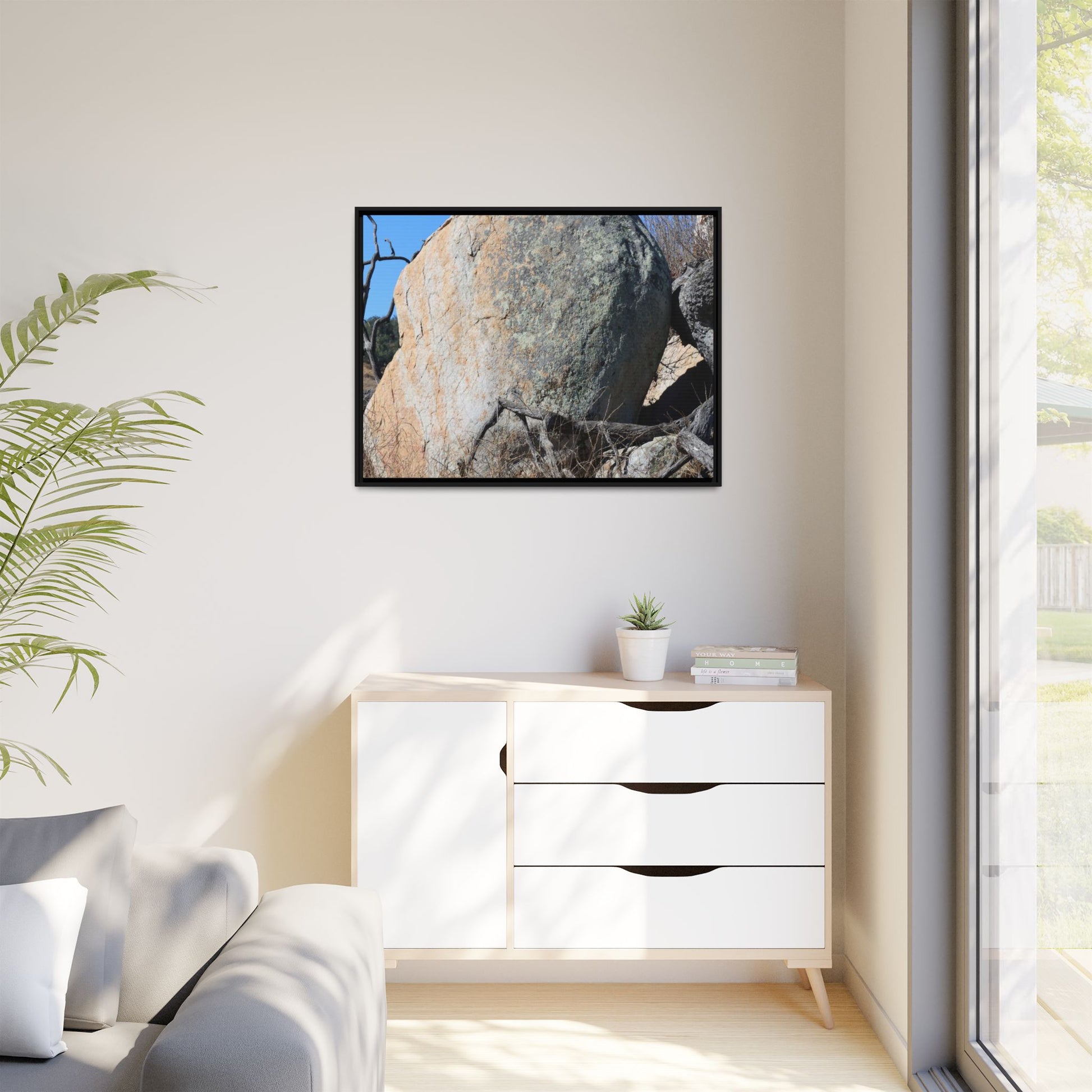 Stony Sentinel - Unique Stretched Canvas Wall Art - Art By Earth