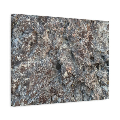 Rust and Granite - Unique Frameless Canvas Wall Art