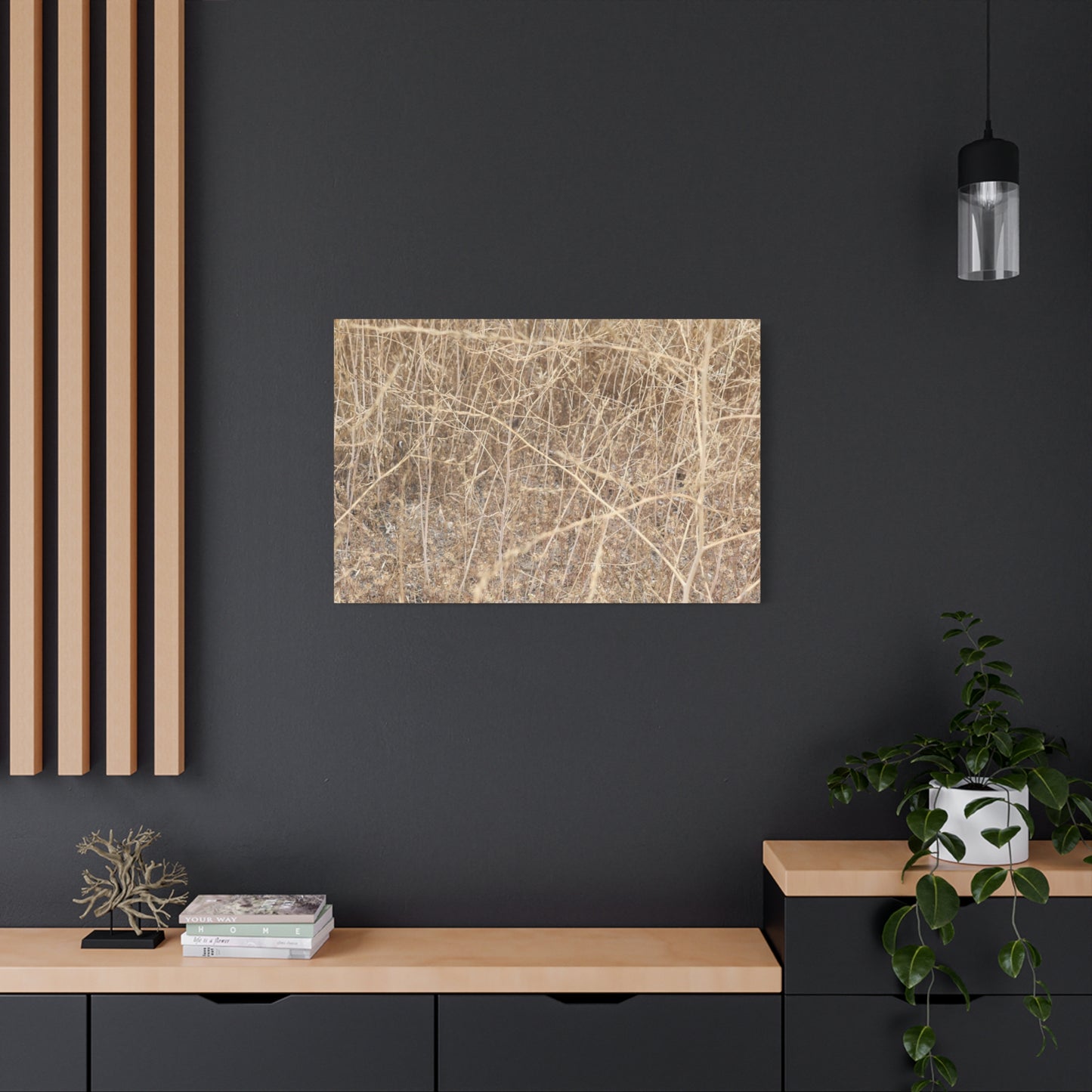Dry Echoes - Unique Frameless Canvas Wall Art - Art By Earth