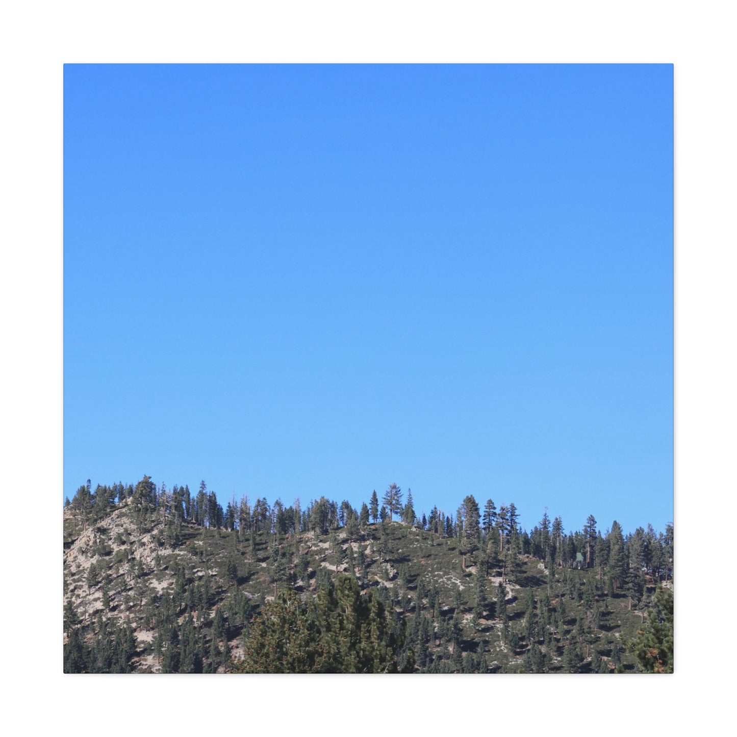 Mountain's Quiet Breath - Unique Frameless Canvas Wall Art