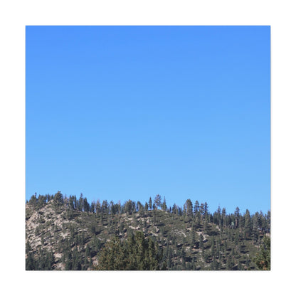 Mountain's Quiet Breath - Unique Frameless Canvas Wall Art