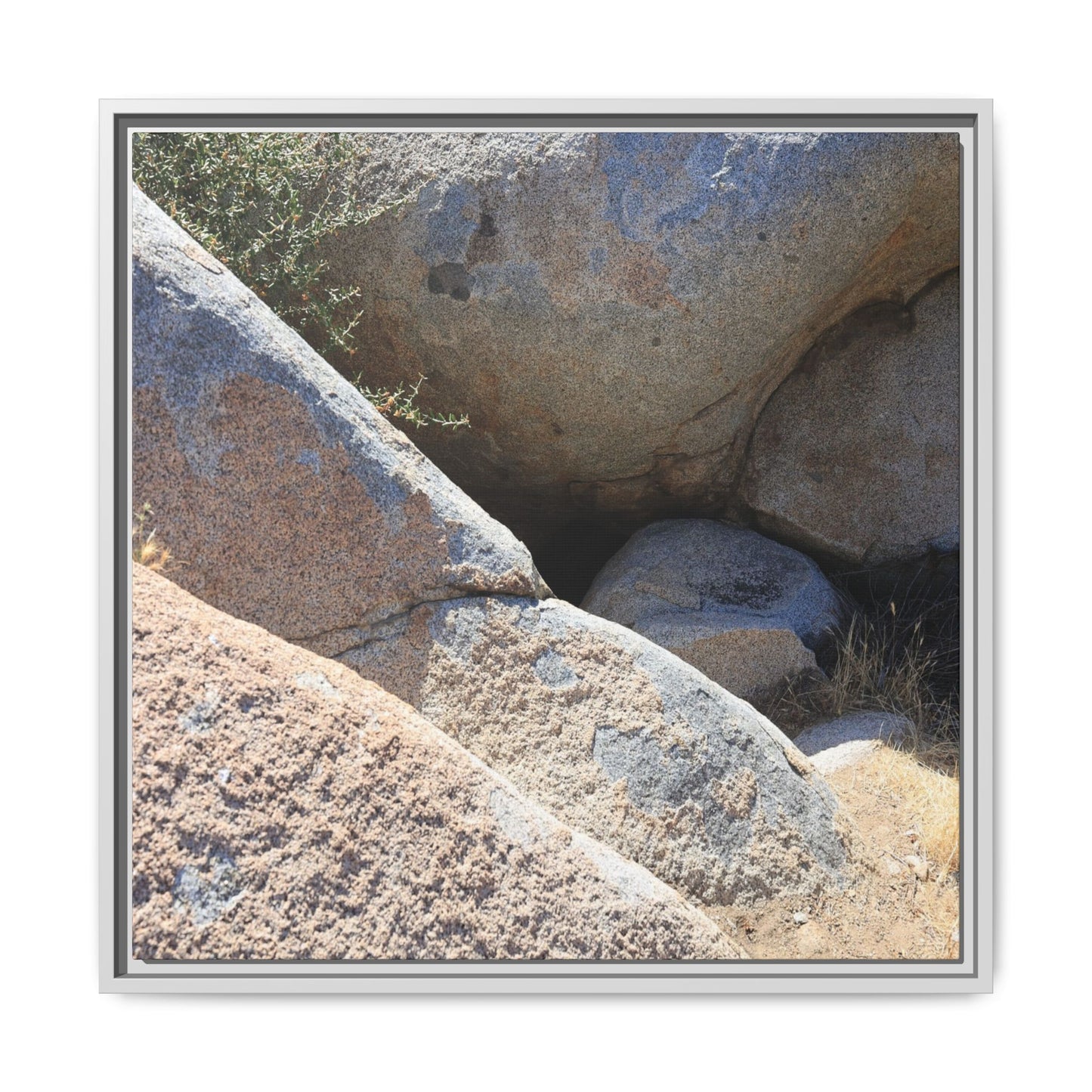 Boulder Shelter - Unique Stretched Canvas Wall Art