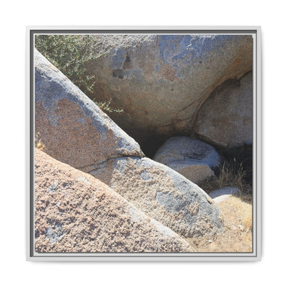Boulder Shelter - Unique Stretched Canvas Wall Art