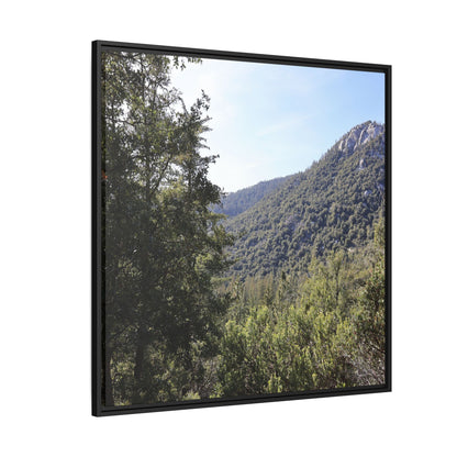Mountain Valley Forest - Unique Stretched Canvas Wall Art