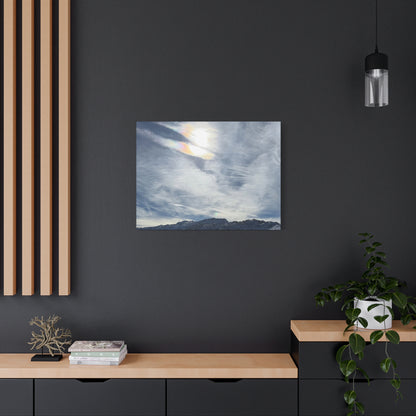 Whispers of Mountain Solitude - Unique Frameless Canvas Wall Art