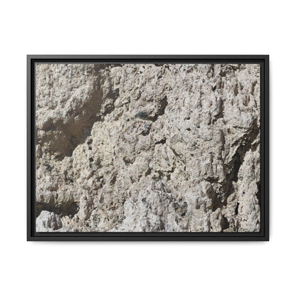 Weathered Stone Whispers - Unique Stretched Canvas Wall Art