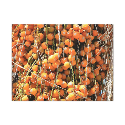 Orange Harvest - Unique Frameless Canvas Wall Art - Art By Earth