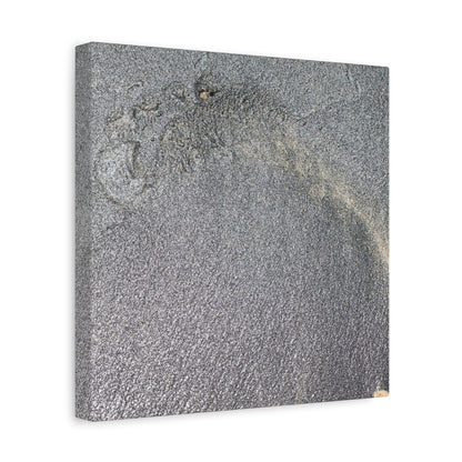 Ephemeral Whispers of Granite - Unique Frameless Canvas Wall Art - Art By Earth