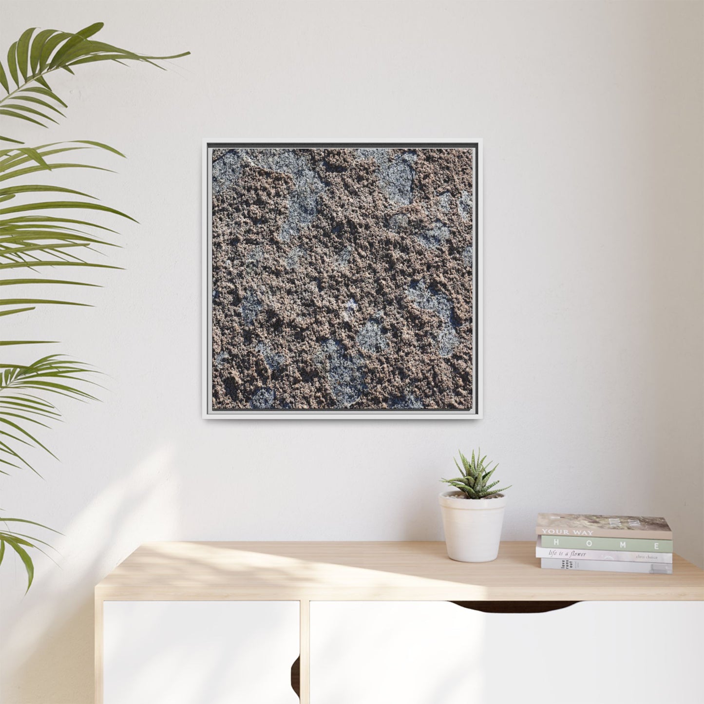 Textured Ground - Unique Stretched Canvas Wall Art