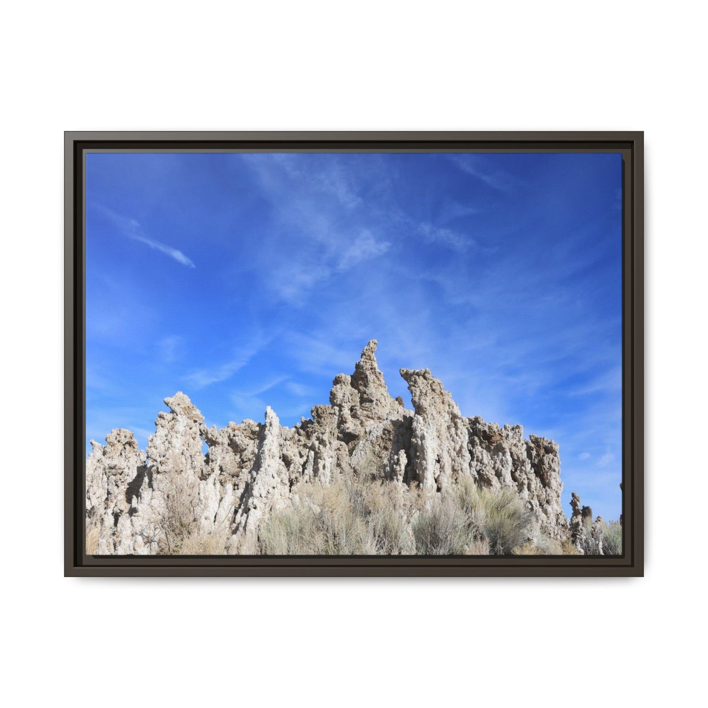 Frozen Sentinels - Unique Stretched Canvas Wall Art