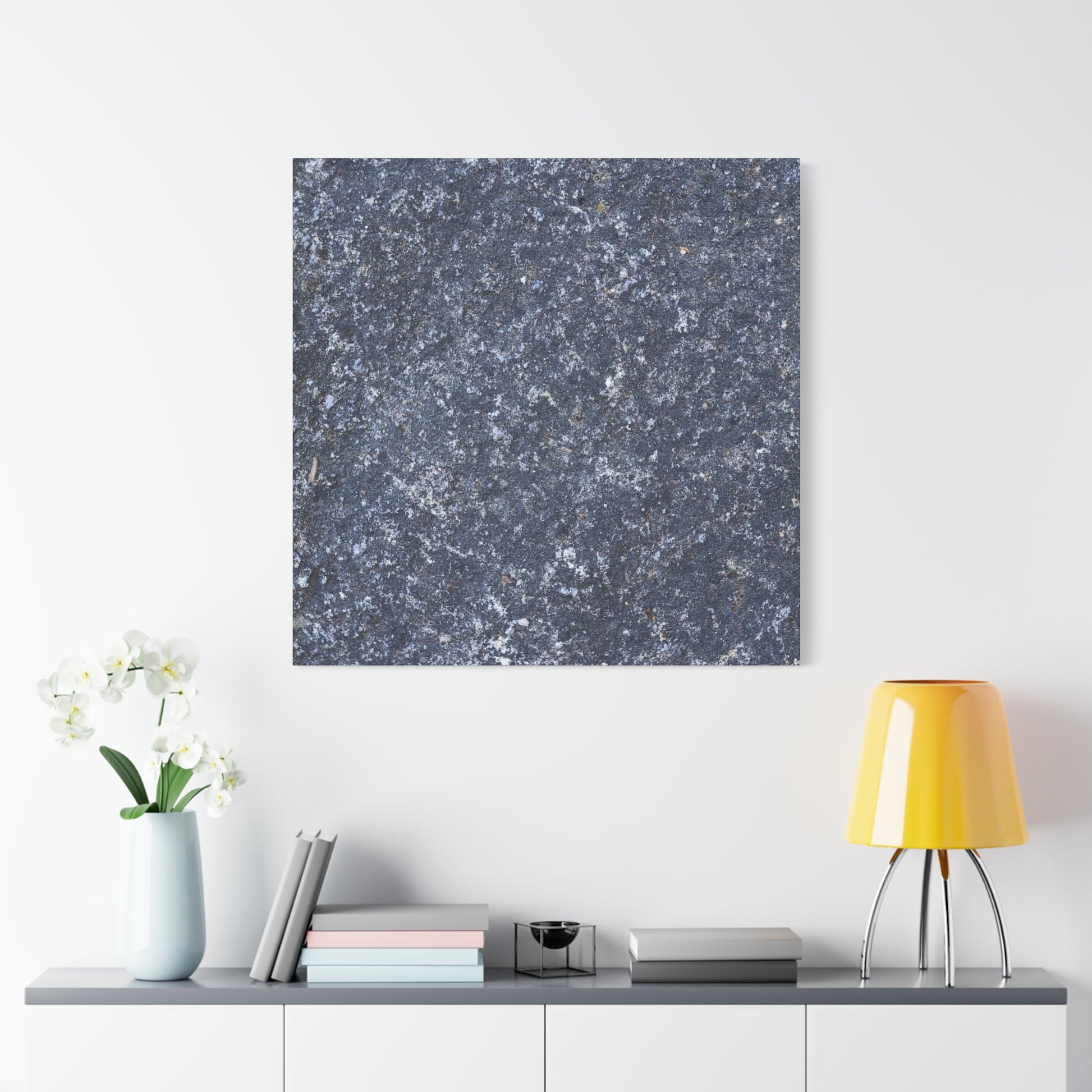 Frozen Whispers of Stone - Unique Frameless Canvas Wall Art - Art By Earth