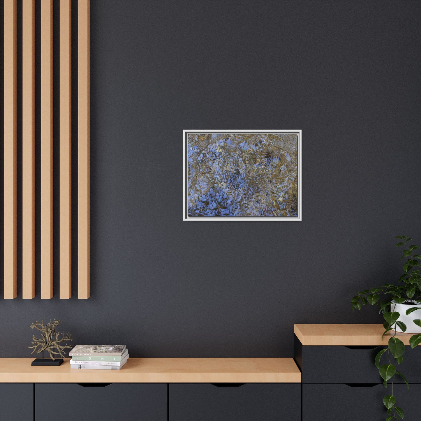 Aquatic Reflections - Unique Stretched Canvas Wall Art - Art By Earth