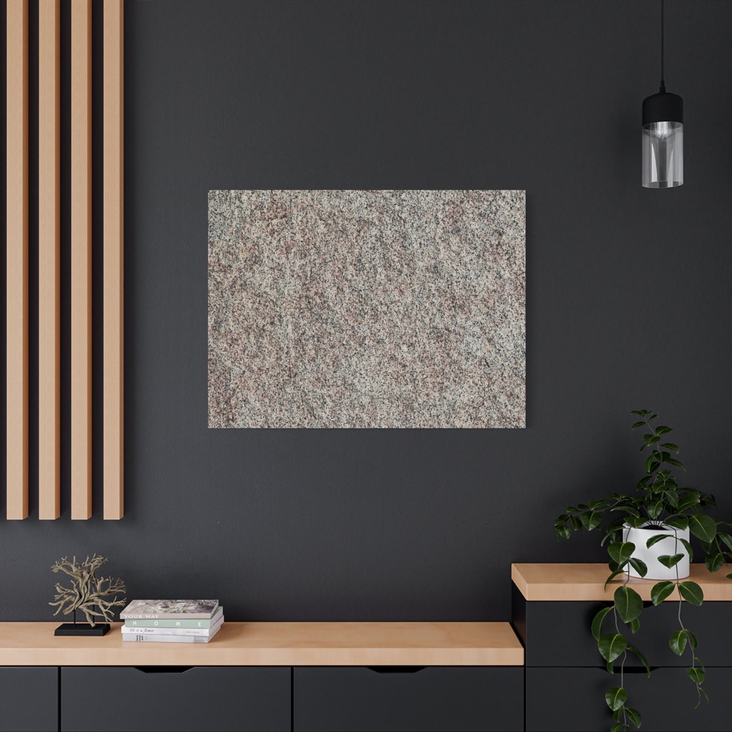 Stone Echoes - Unique Frameless Canvas Wall Art - Art By Earth