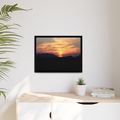 Gilded Horizon - Unique Stretched Canvas Wall Art - Art By Earth