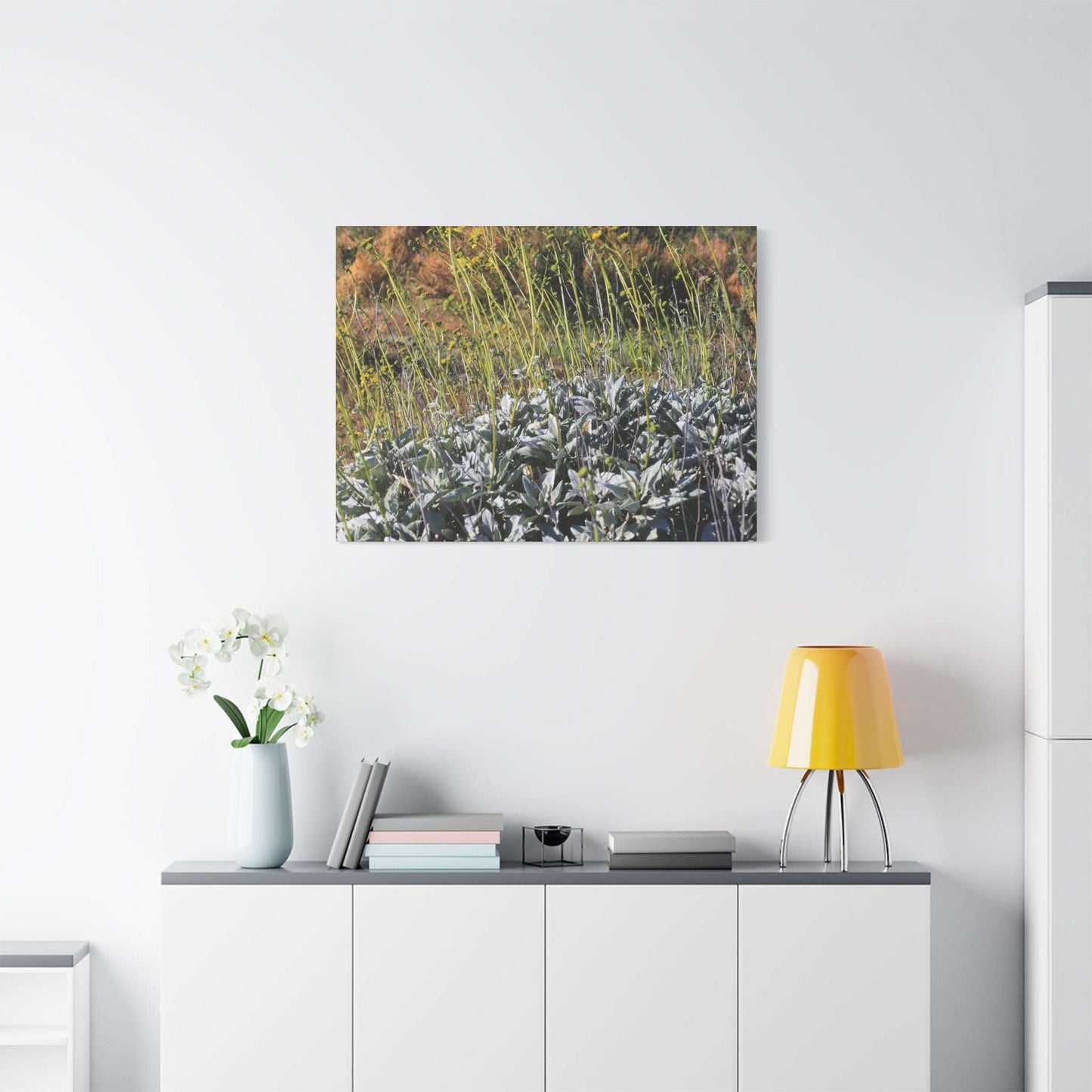 Desert Wildflowers in Bloom - Unique Frameless Canvas Wall Art - Art By Earth