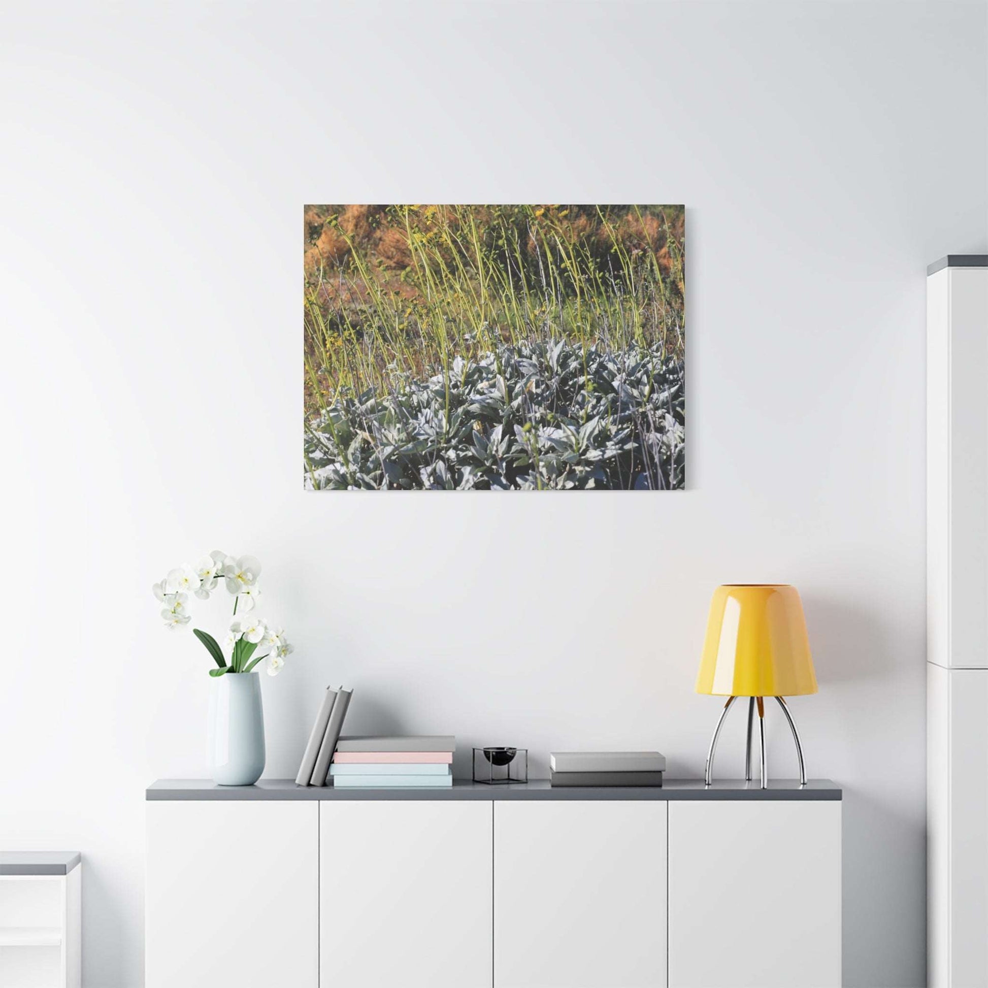 Desert Wildflowers in Bloom - Unique Frameless Canvas Wall Art - Art By Earth