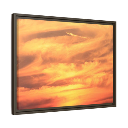 Burning Skies - Unique Stretched Canvas Wall Art - Art By Earth